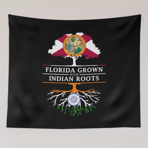 Item preview, Florida Grown with Indian Roots Design designed and sold by ockshirts.