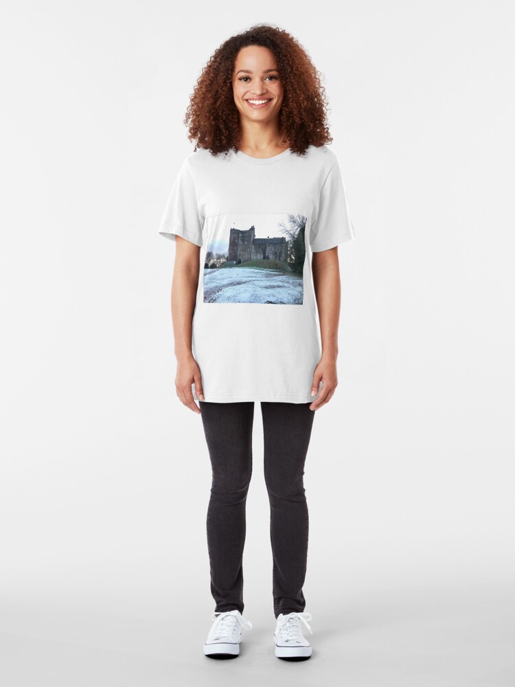 Alternate view of Doune Castle , Scotland Slim Fit T-Shirt