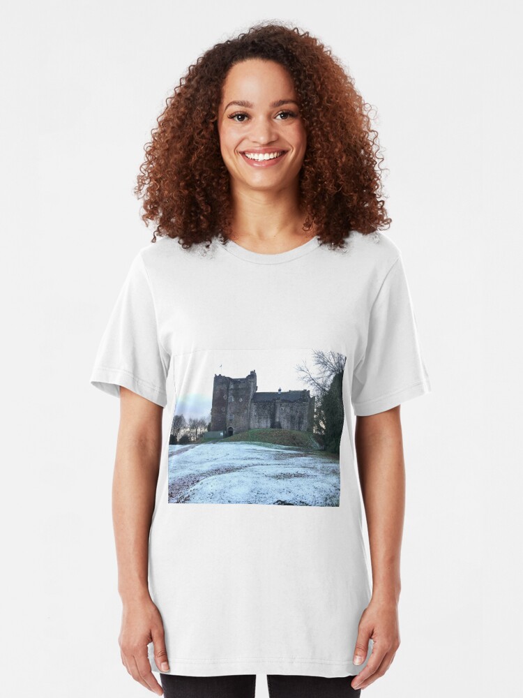 Alternate view of Doune Castle , Scotland Slim Fit T-Shirt