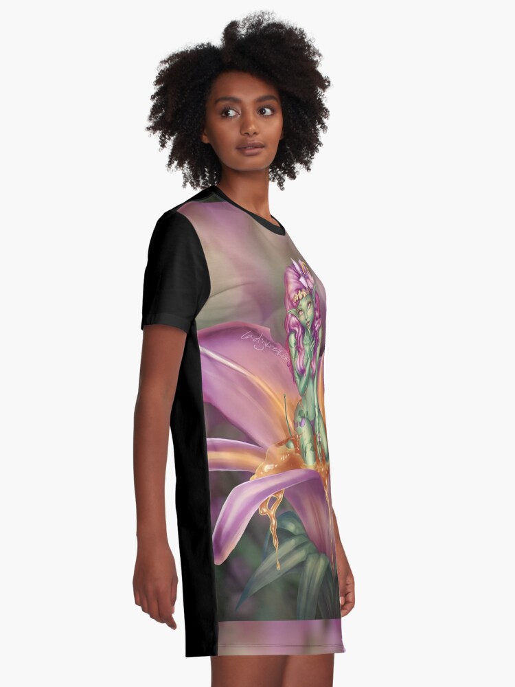 Alternate view of Driade Flower Nymph Graphic T-Shirt Dress