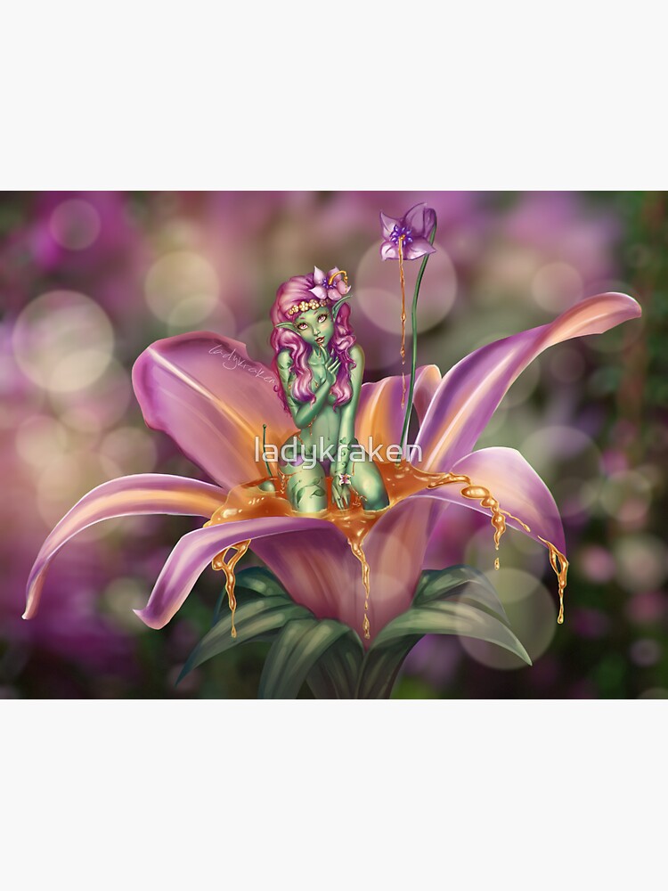 Driade Flower Nymph by ladykraken