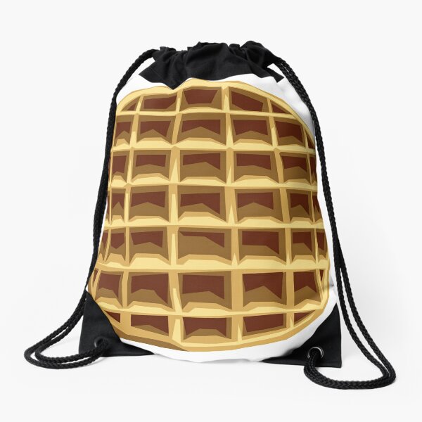 Waffle Drawstring Bag