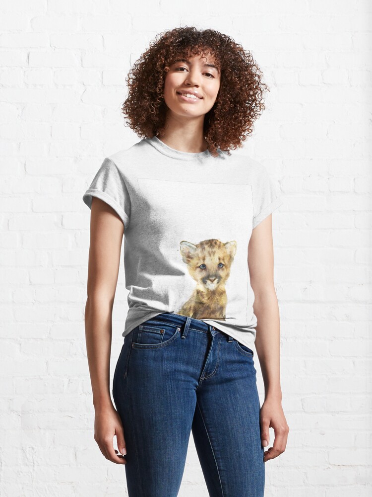 Alternate view of Little Mountain Lion Classic T-Shirt