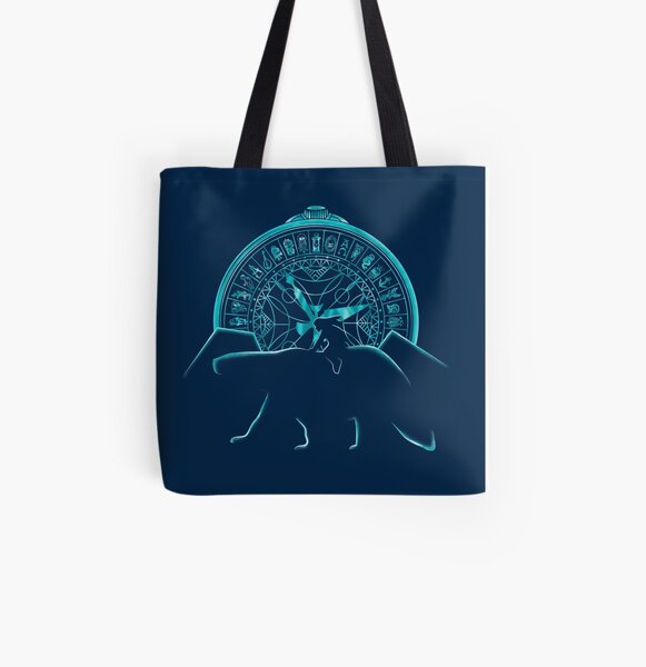 Northern Lights All Over Print Tote Bag