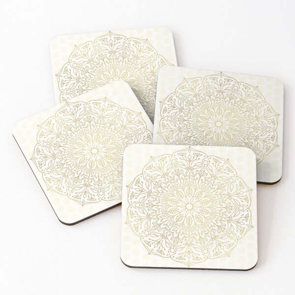Item preview, Gold Mandala designed and sold by Kelly Dietrich Mandala & Fractal Art.