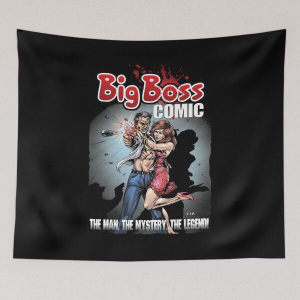 Item preview, Big Boss Comic Illustration designed and sold by MasterpieceArt.