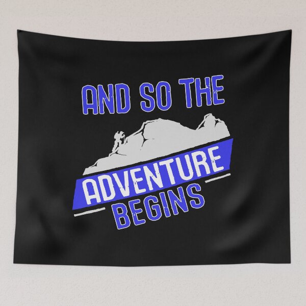 Item preview, And So The Adventure Begins designed and sold by Bendthetrend.