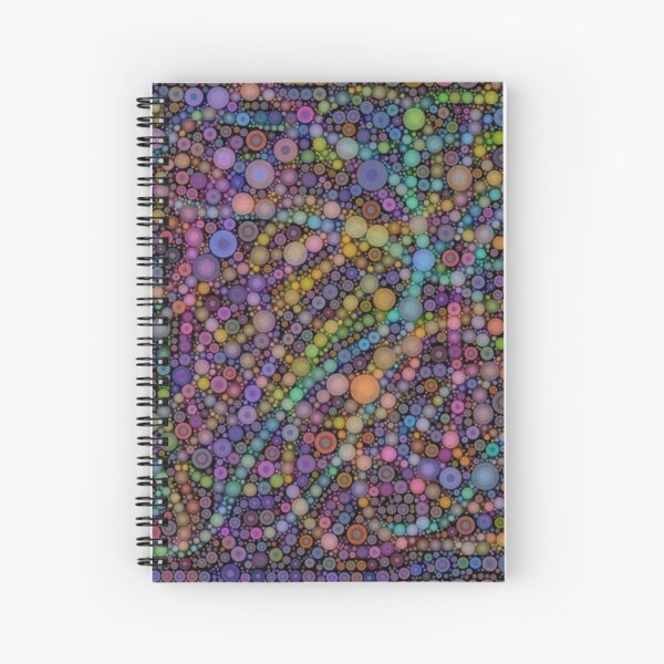 Purple Popettes Spiral Notebook