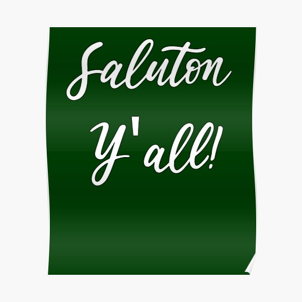 Saluton Y’all! Poster