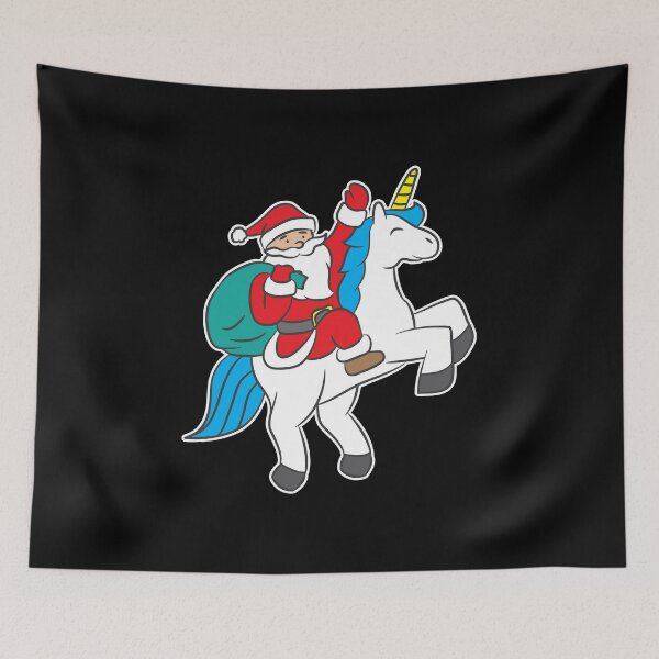 Item preview, Funny Christmas Unicorn Santa Holiday Gift designed and sold by haselshirt.