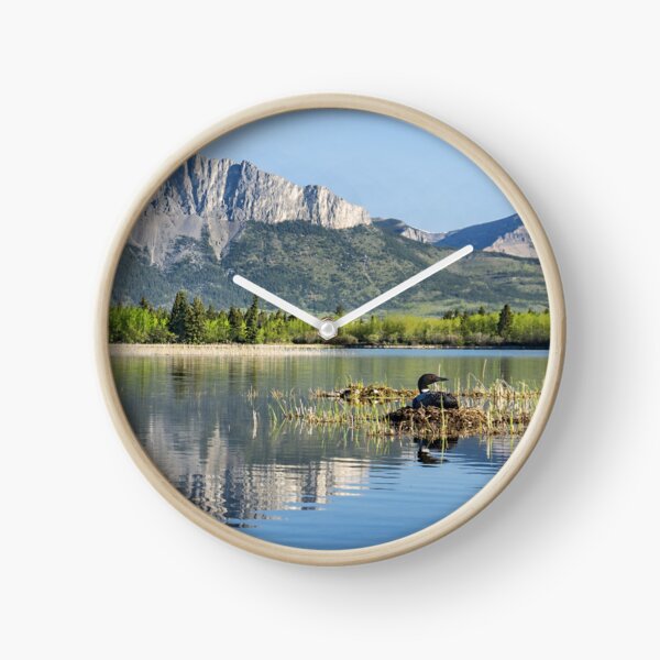 Nest with a View Clock