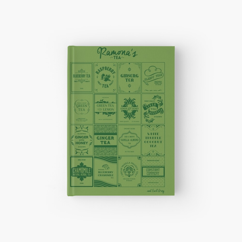 Tea Time with Ramona Flowers Hardcover Journal