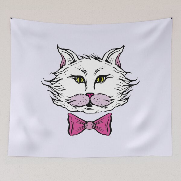 Item preview, Hand drawn white cat designed and sold by Anna Zakharova.