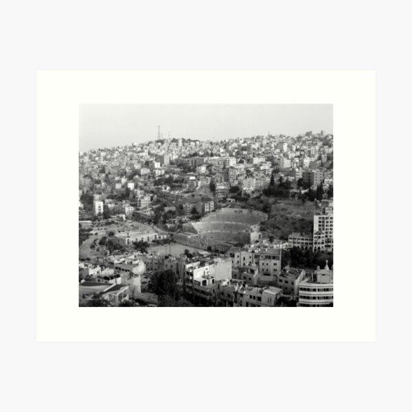 Item preview, Roman Theatre in Modern Amman designed and sold by NegativeSlide.
