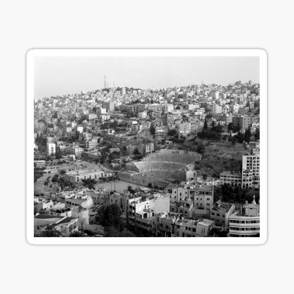 Item preview, Roman Theatre in Modern Amman designed and sold by NegativeSlide.