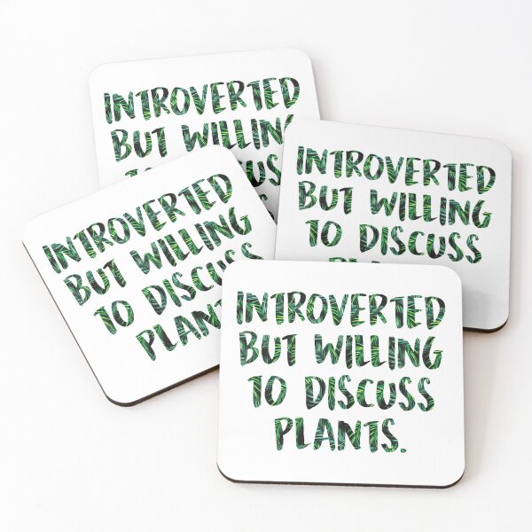 Item preview, Introverted But Willing To Discuss Plants designed and sold by T-shirt For You.