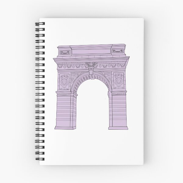 Item preview, NYU Washington Square Arch Purple designed and sold by ArtbyAbbyLamdan.