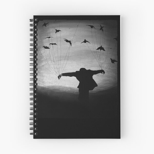 Item preview, Man in Flight With Crows designed and sold by jesseladret.