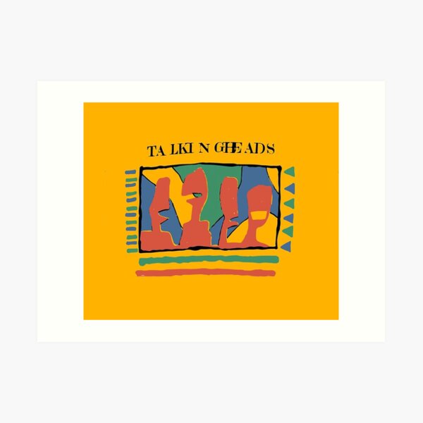 talking head Art Print