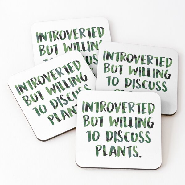 Item preview, Introverted But Willing To Discuss Plants designed and sold by T-shirt For You.