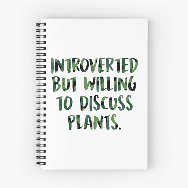 Item preview, Introverted But Willing To Discuss Plants designed and sold by T-shirt For You.