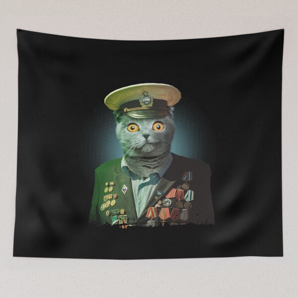 Item preview, Cat Colonel- I say old chaps,during the war... designed and sold by Merch-Tees.