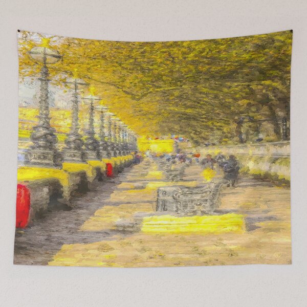 Item preview, River Thames Path Art designed and sold by Londonimages.