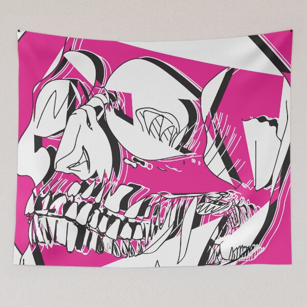 Item preview, SKETCH MONSTER: PINK SKULL designed and sold by Becky Wandel.