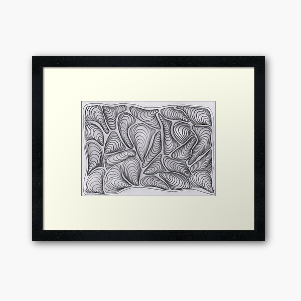 ViBa - CBP 43 Lines 7 Framed Art Print