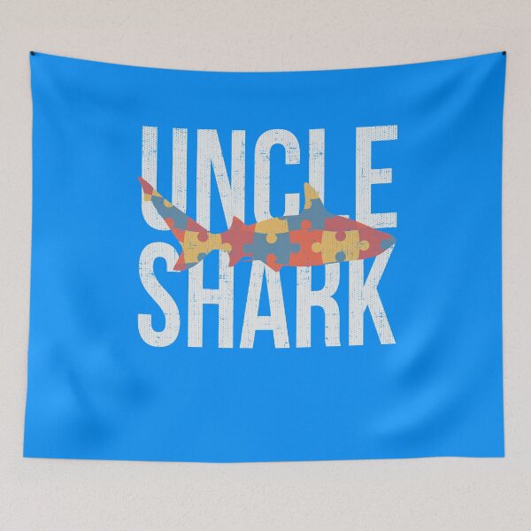 Item preview, Uncle Shark Autism Awareness Family Matching T-Shirt designed and sold by Hananiah Merch.