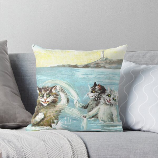 Item preview, Anthropomorphic Cats enjoy Splashing by artist Maurice Boulanger designed and sold by neonwulf.