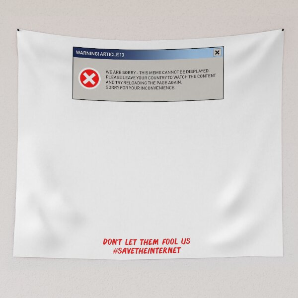 Item preview, Article 13 - #SAVETHEINTERNET designed and sold by Lumos19 Studio.