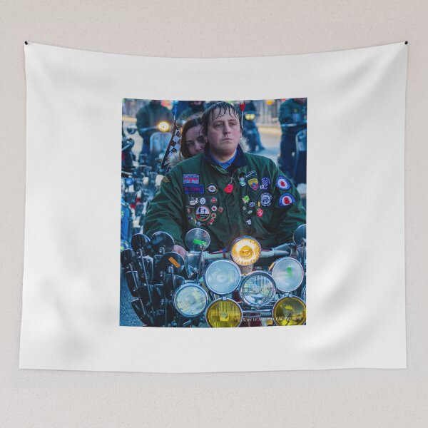 Item preview, A mod and his girl riding on through the rain designed and sold by kwn1804.