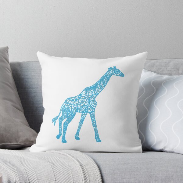 Item preview, Printed Giraffe - Blue designed and sold by eliannadraws.