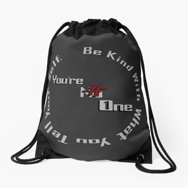 Be kind Drawstring Bag