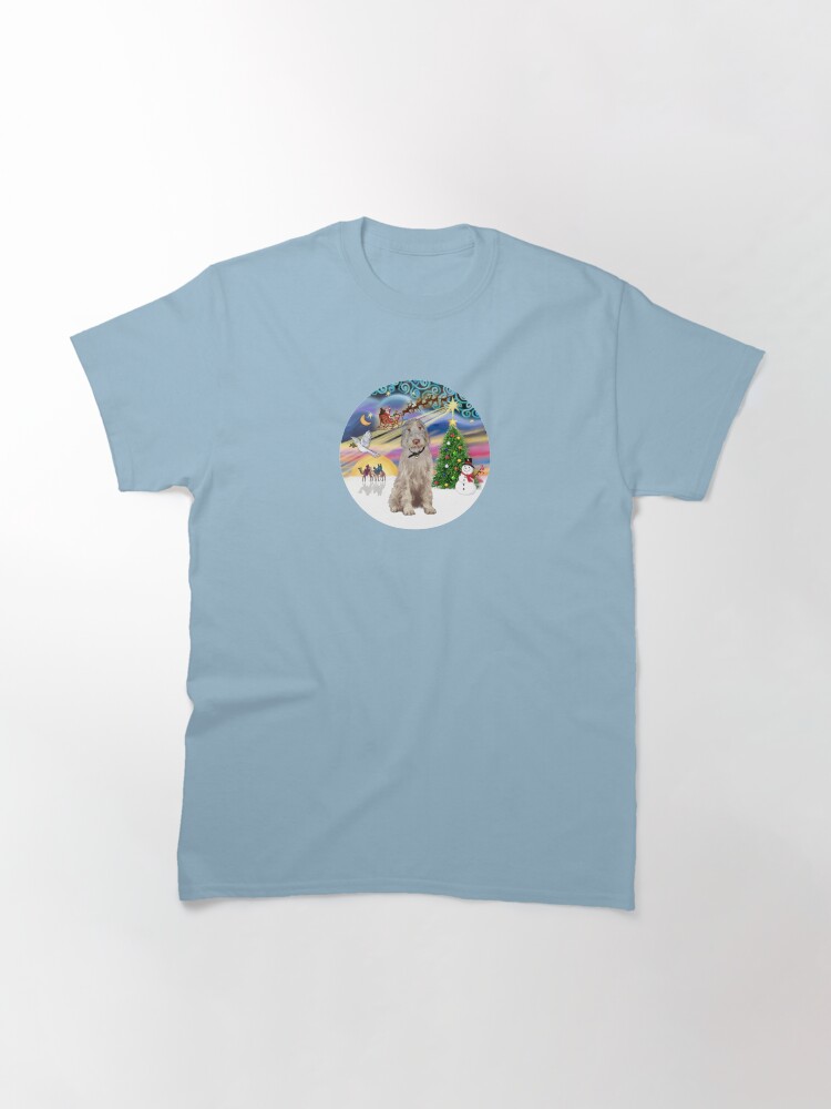 Alternate view of Christmas Magic with an Italian Spinone (orange and white) Classic T-Shirt