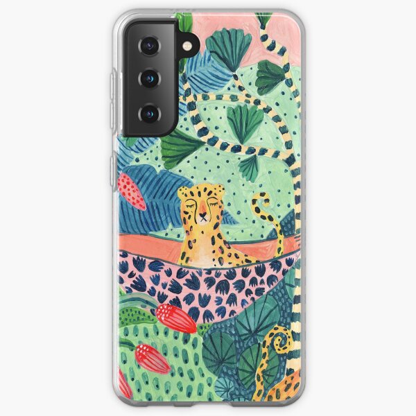 Jungle Leopard Family! Samsung Galaxy Soft Case