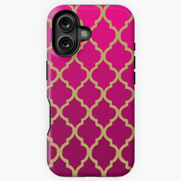 Item preview, Moroccan Pattern - Pink & Gold designed and sold by eliannadraws.