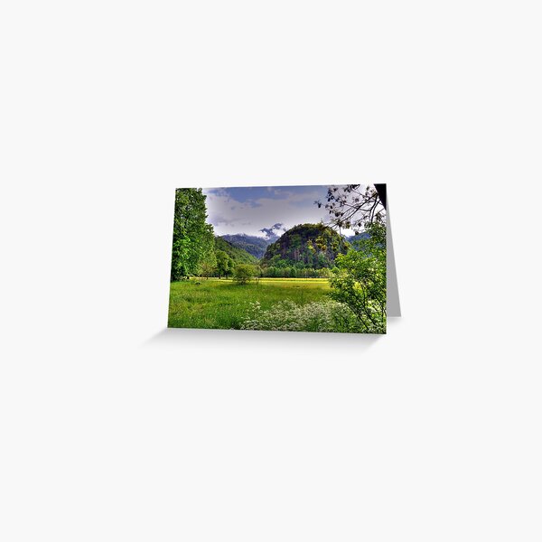 Spring at German Countryside Greeting Card
