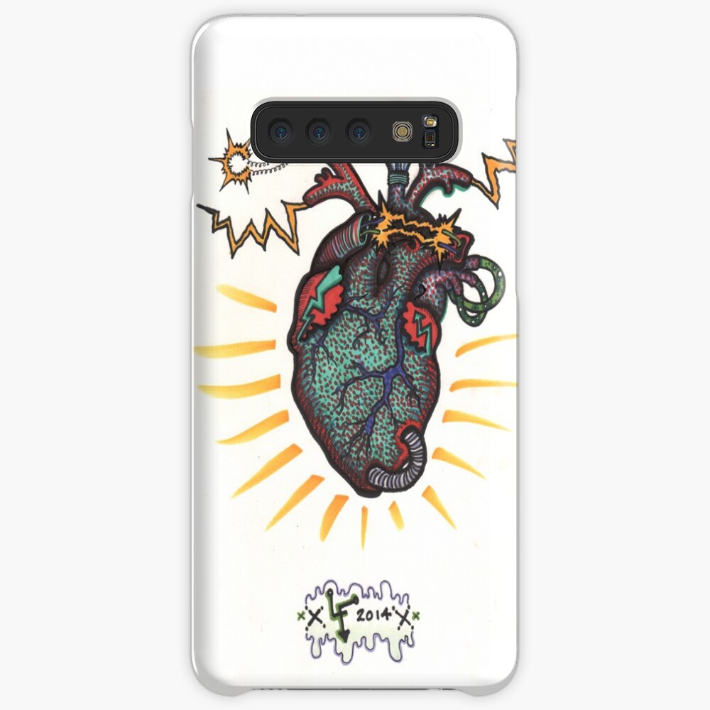 SHOCKING! The Electric Heart - COLOR VERSION Case & Skin for Samsung Galaxy