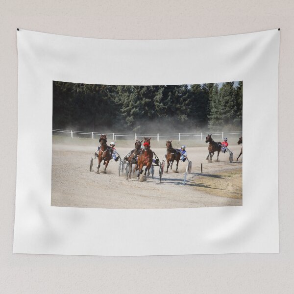 Item preview, Horses trotter breed in harness racing at hippodrome designed and sold by goceris.
