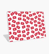 YouTube Play Button Laptop Skin