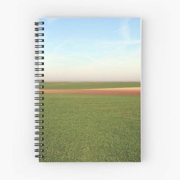 Item preview, young green wheat landscape sunny autumn day designed and sold by goceris.