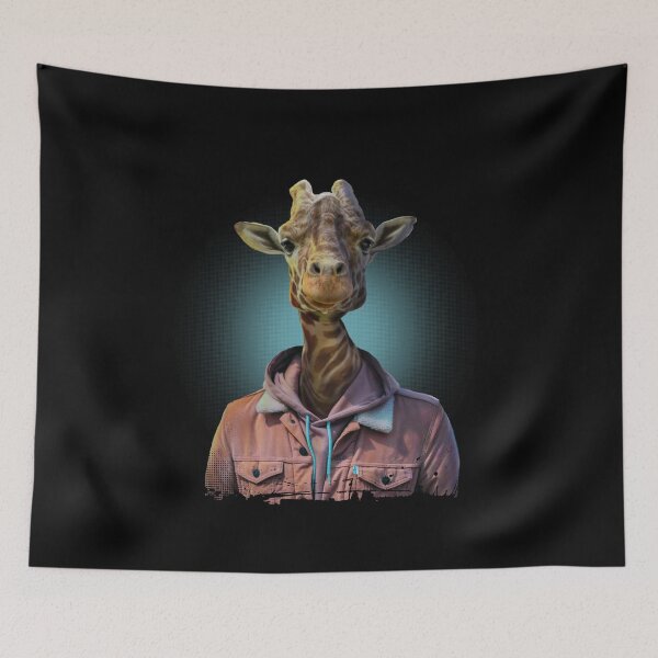 Item preview, Things Giraffing You Crazy? Hipster Giraffe designed and sold by Merch-Tees.