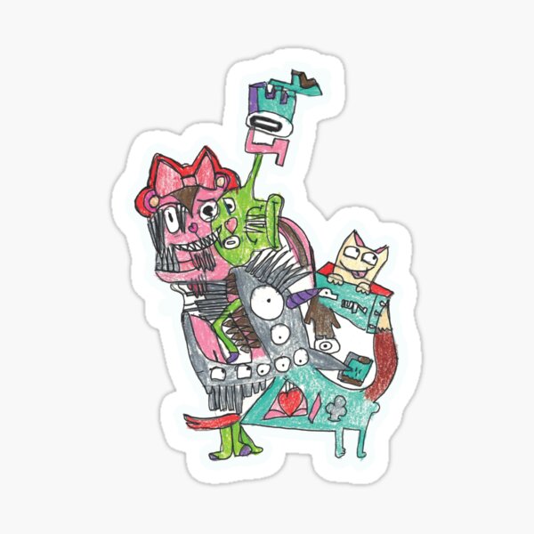 Item preview, Cat Morph - sticker only designed and sold by Joseph Peters.