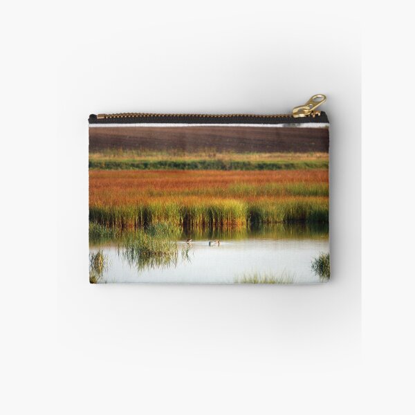 Item preview, swamp with birds autumn season nature landscape designed and sold by goceris.