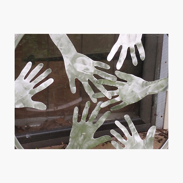 Tom Wuchina's Hands Photographic Print