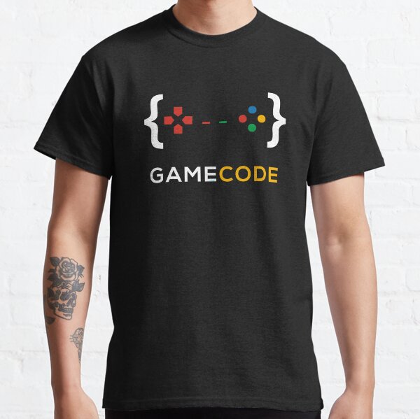 Item preview, Game Code Gamer Funny Humor T-Shirt Tee Shirt Gift designed and sold by No Limits T-Shirts.