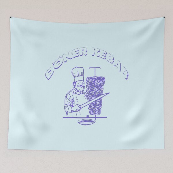 Item preview, DONER KEBAB BLUE designed and sold by CharlieCreator.