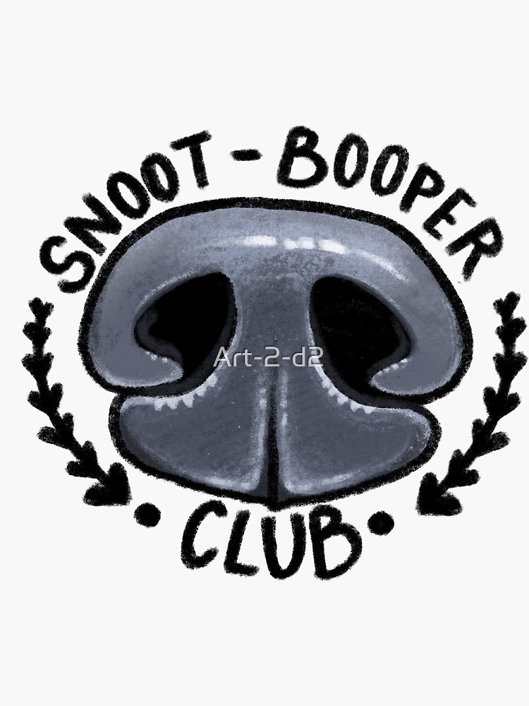 Thumbnail 3 of 3, Sticker, Snoot boop designed and sold by Art-2-d2.